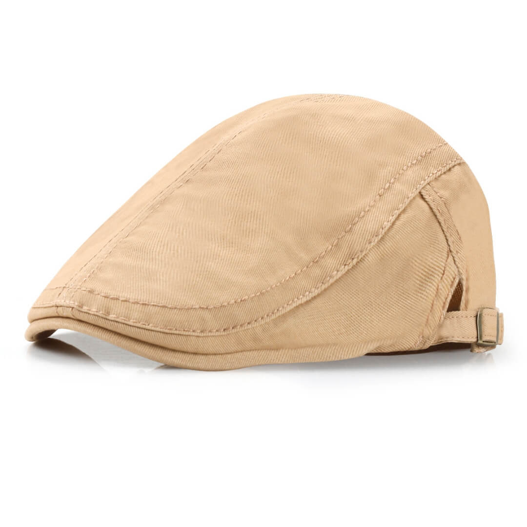 Cotton Flat Cap | Breathable Lightweight Hat