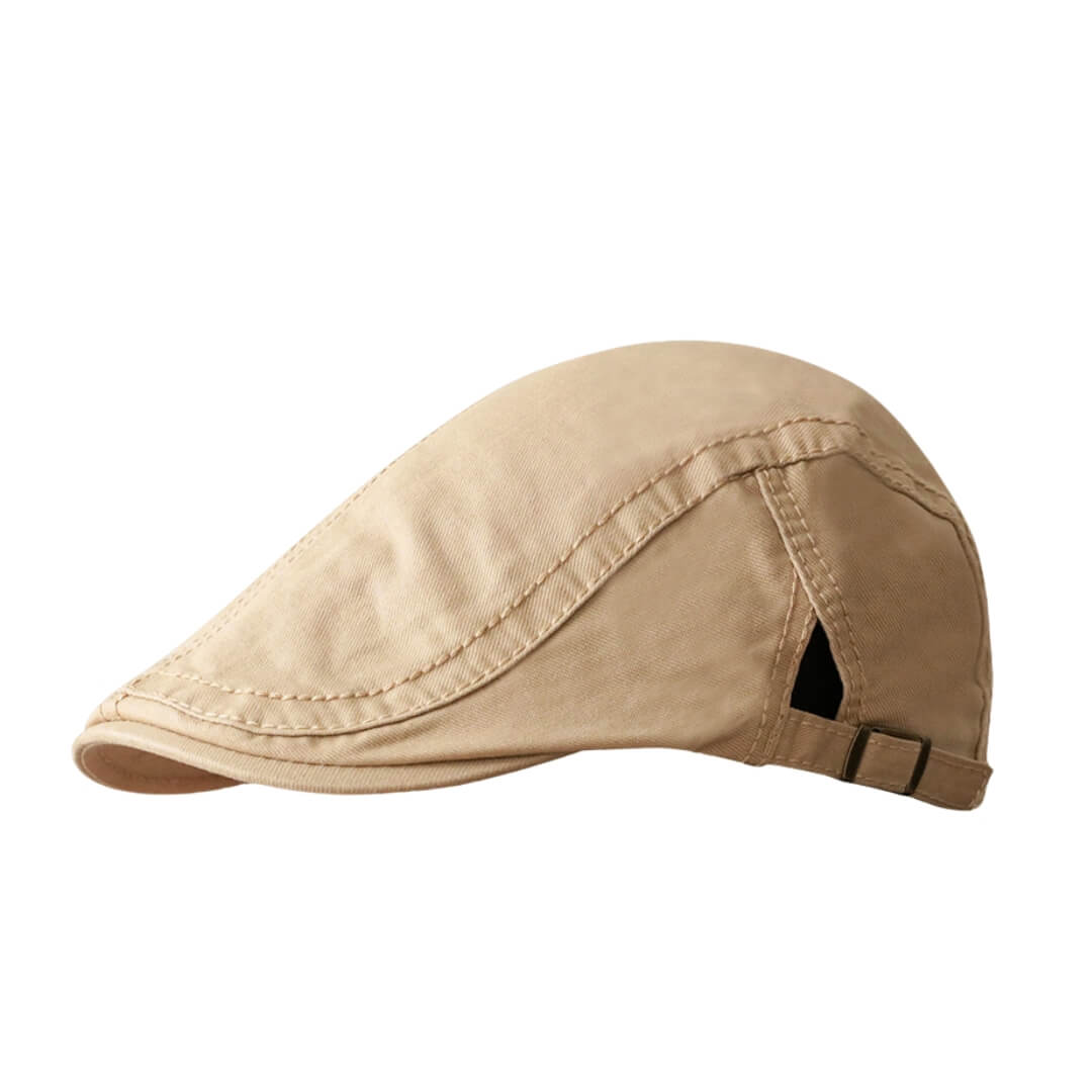 Cotton Flat Cap - Adjustable Classic