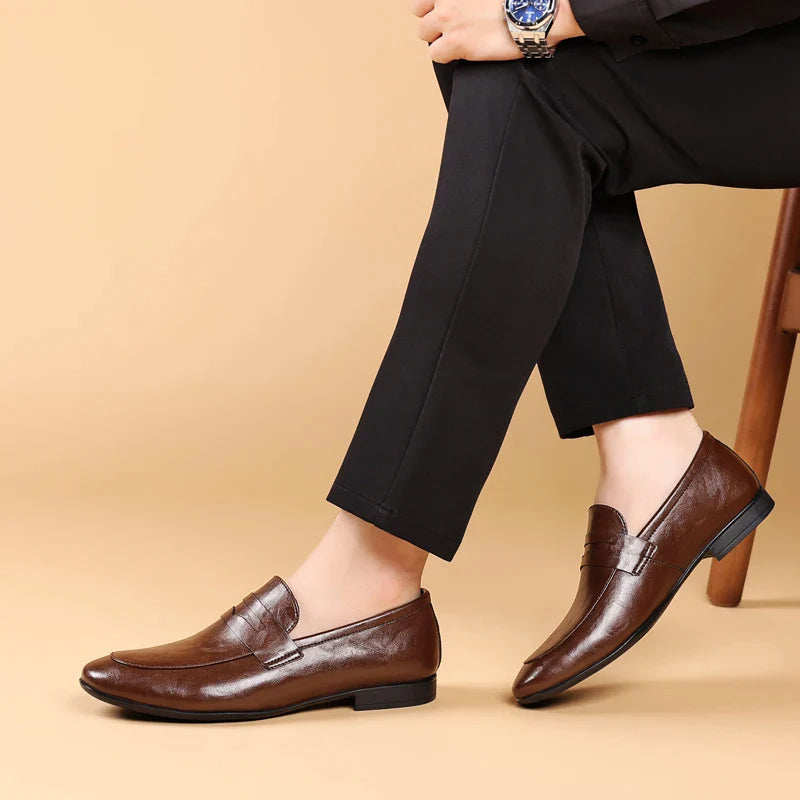 Italian Leather Loafers | Artisan Crafted Dress Shoes
