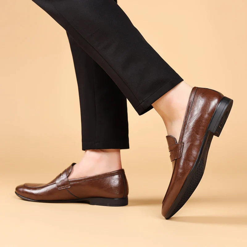 Italian Leather Loafers | Artisan Crafted Dress Shoes