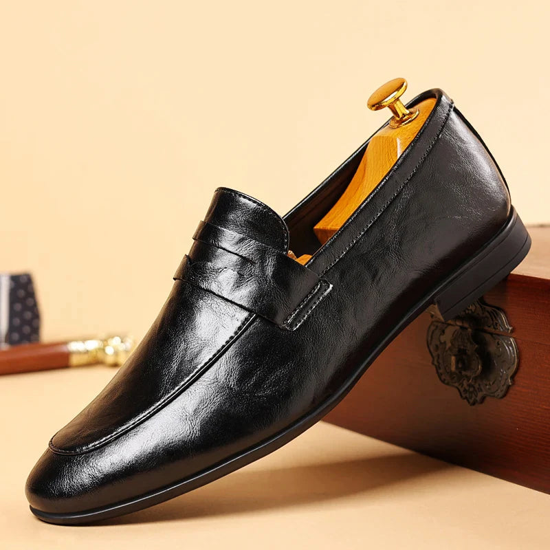 Italian Leather Loafers | Artisan Crafted Dress Shoes