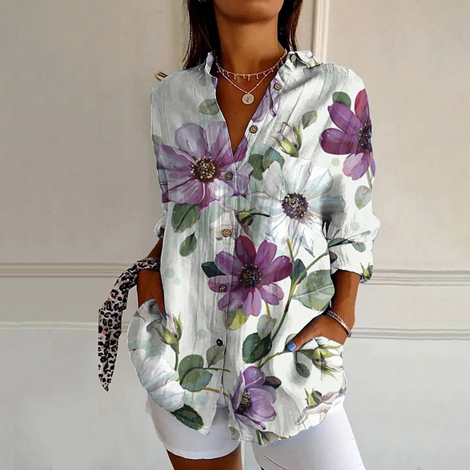 L’Arte Fiorita Shirt – Luxury Botanical Print