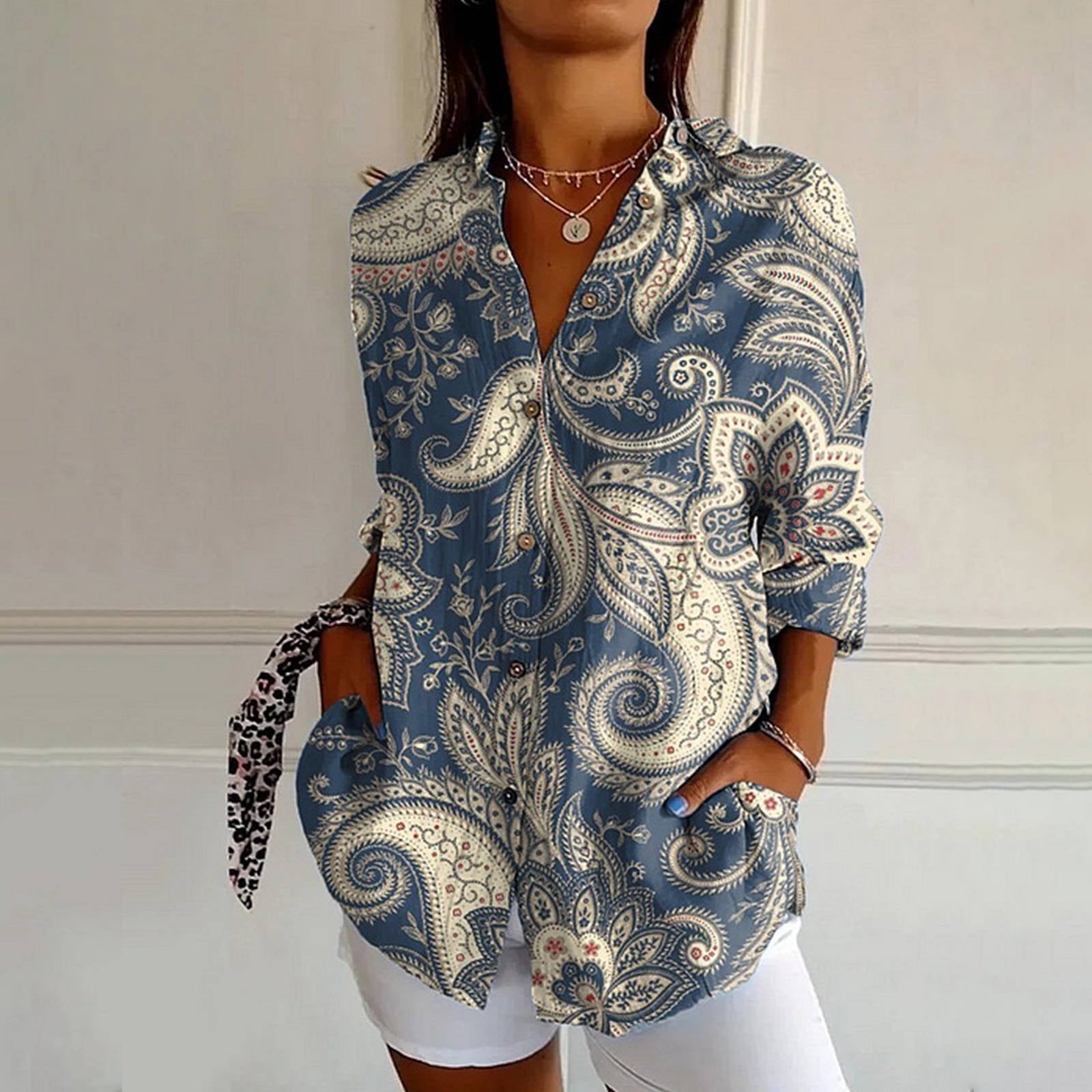 L’Arte Fiorita Shirt – Luxury Botanical Print