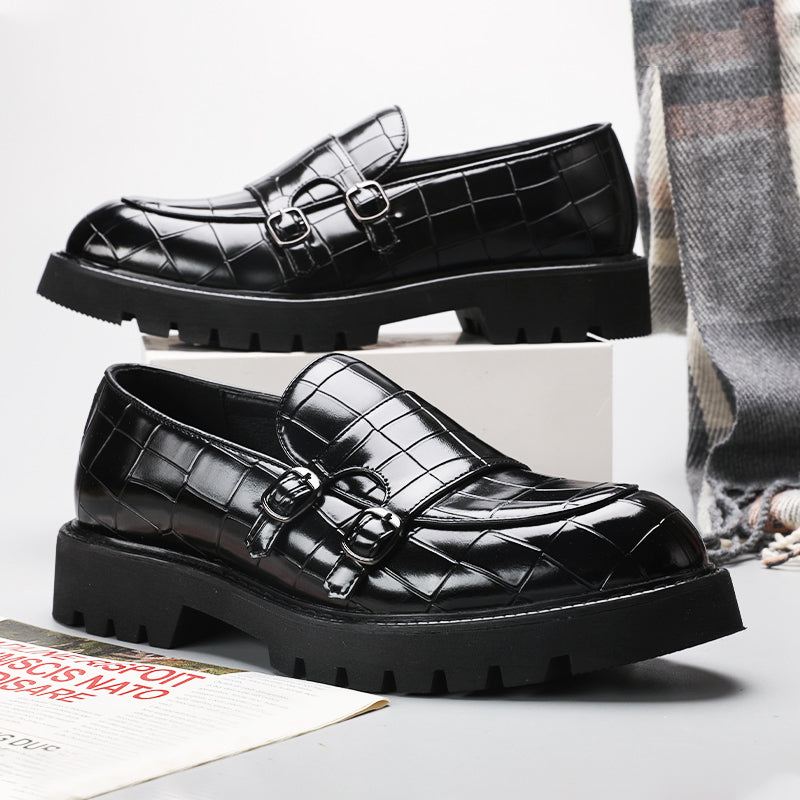 Italian Leather Loafers | Breathable Men's Slip-On Shoes