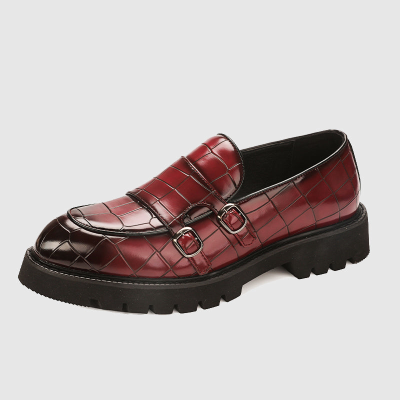 Italian Leather Loafers | Breathable Men's Slip-On Shoes