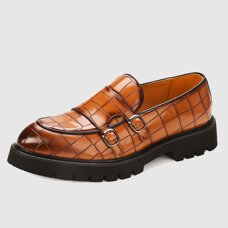 Italian Leather Loafers | Breathable Men's Slip-On Shoes
