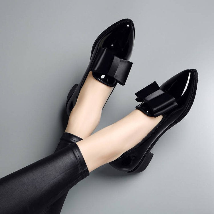 La Notte Lucente Shoes – Black Patent Leather