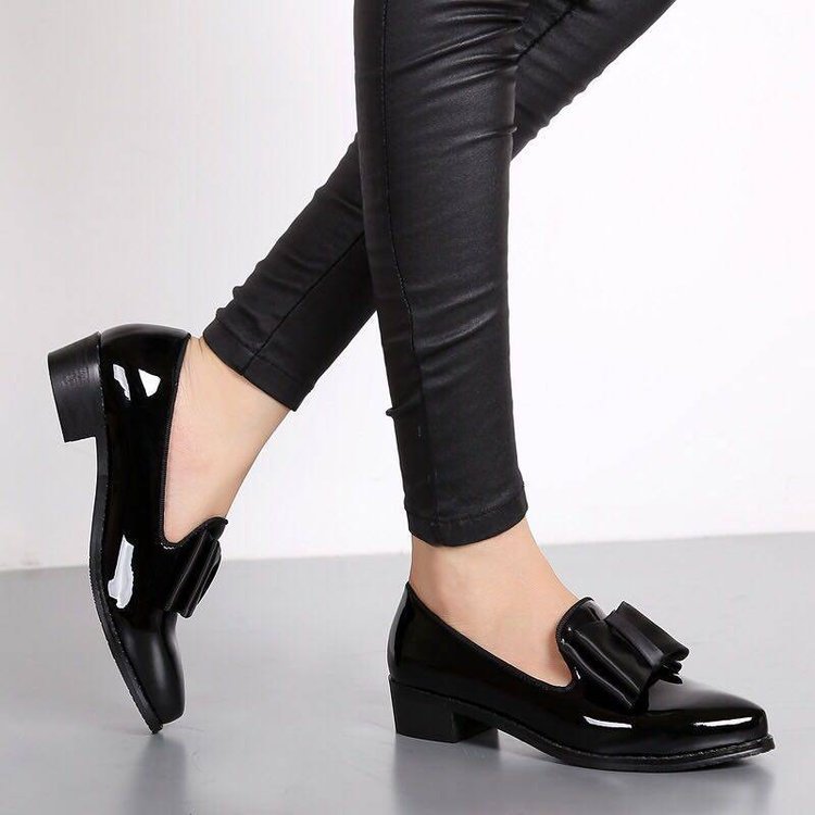 La Notte Lucente Shoes – Black Patent Leather