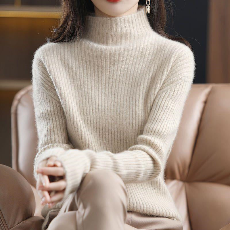 Striped Knit Sweater – Artisan Turtleneck