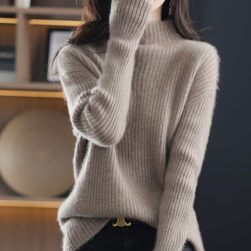 Striped Knit Sweater – Artisan Turtleneck