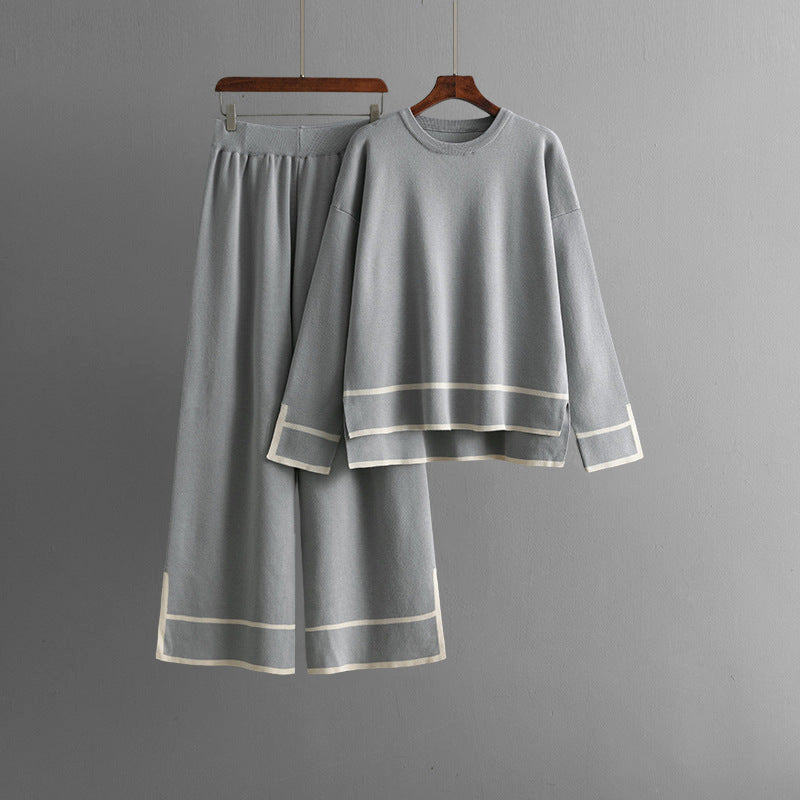 Luxe Knitwear Duo – Relaxed Silhouette Set