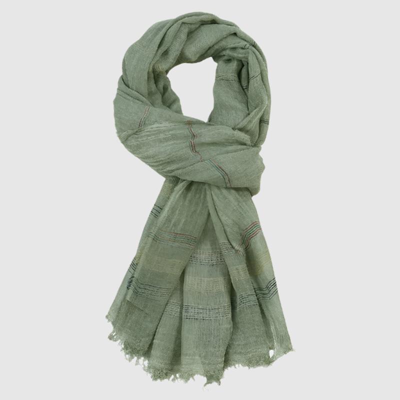 Woven Scarf – Soft Cotton Blend