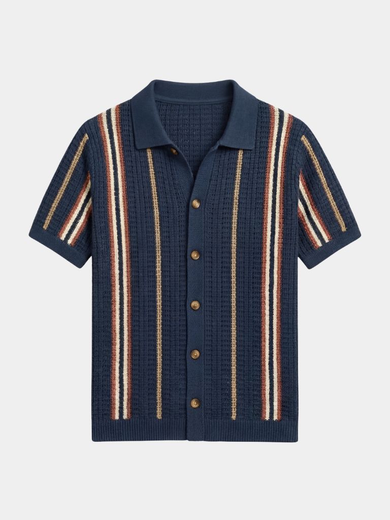 Sunset Groove Polo Shirt - Tailored Fit Luxury