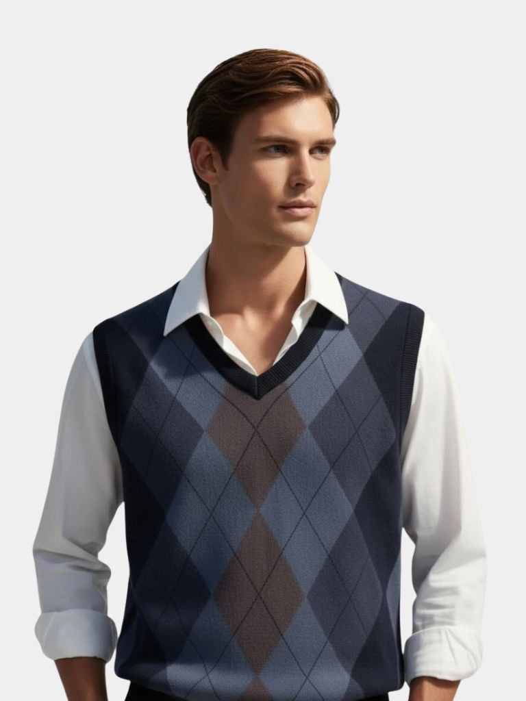 Academic Vest | Sophisticated Office Wear