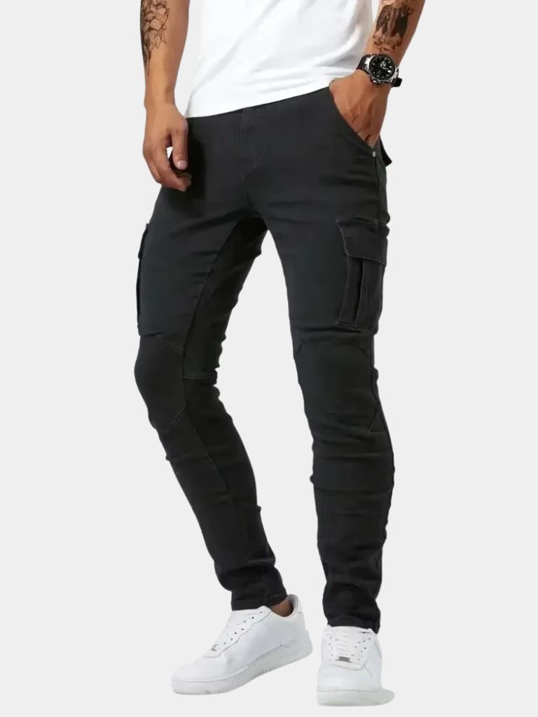 Denim Cargo Pants Comfortable Cotton Denim