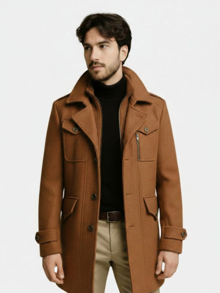 Two-Piece Winter Coat | Luxury Wool Blend