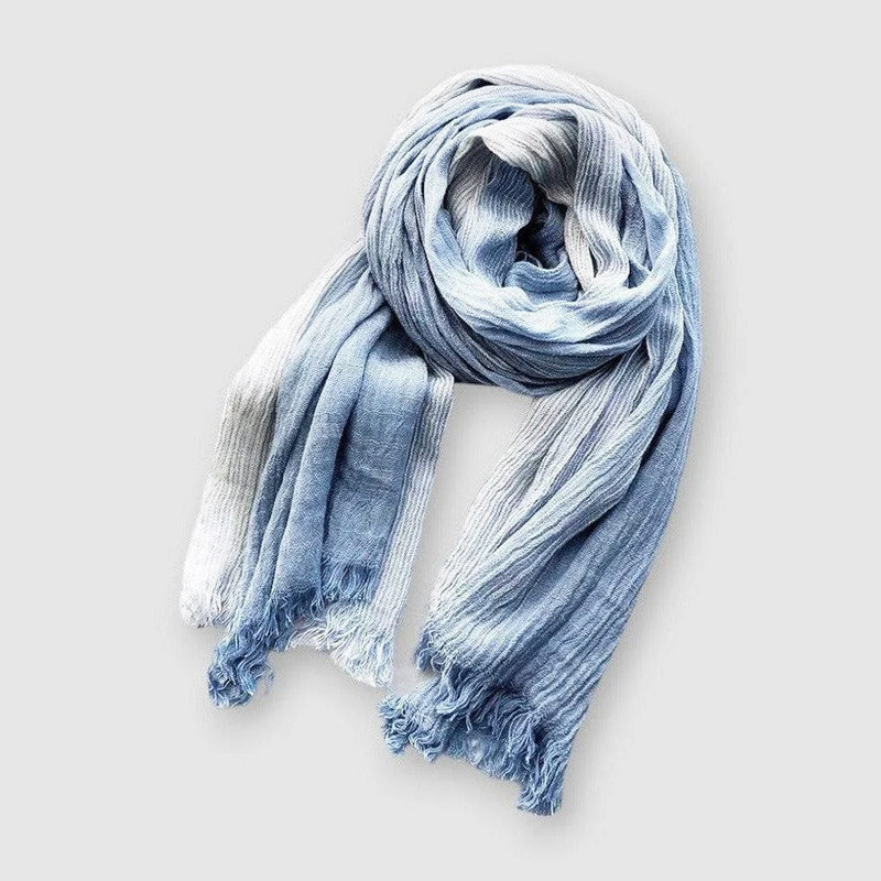 Cotton Scarf – Lightweight Striped Elegance