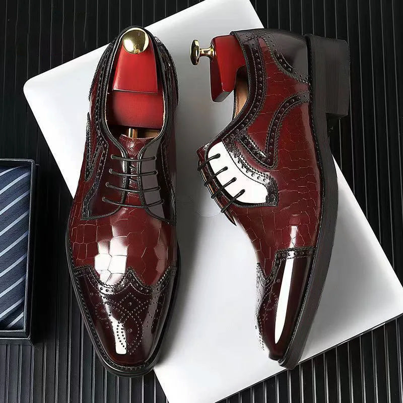 Baronet Oxford Shoes | Italian Luxury Pointed Toe Dress Shoes | Viretti Milano