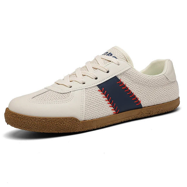Italian Casual Sneakers | Lightweight Breathable Canvas Shoes | Viretti Milano