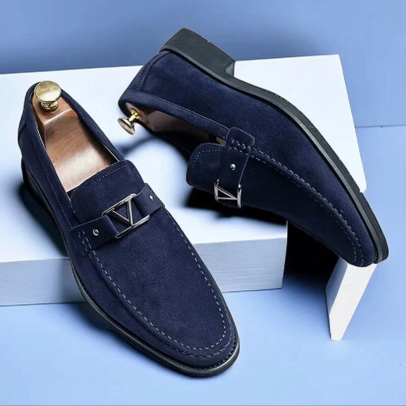 Italian Suede Loafers | Comfortable Dress