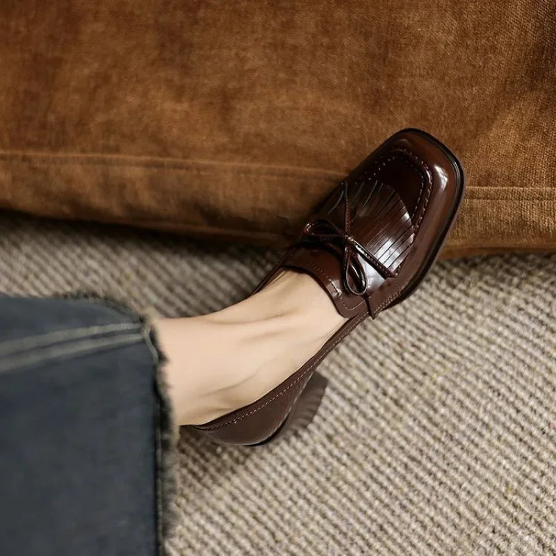Dorothy Loafer Pumps – Premium Leather Tassel