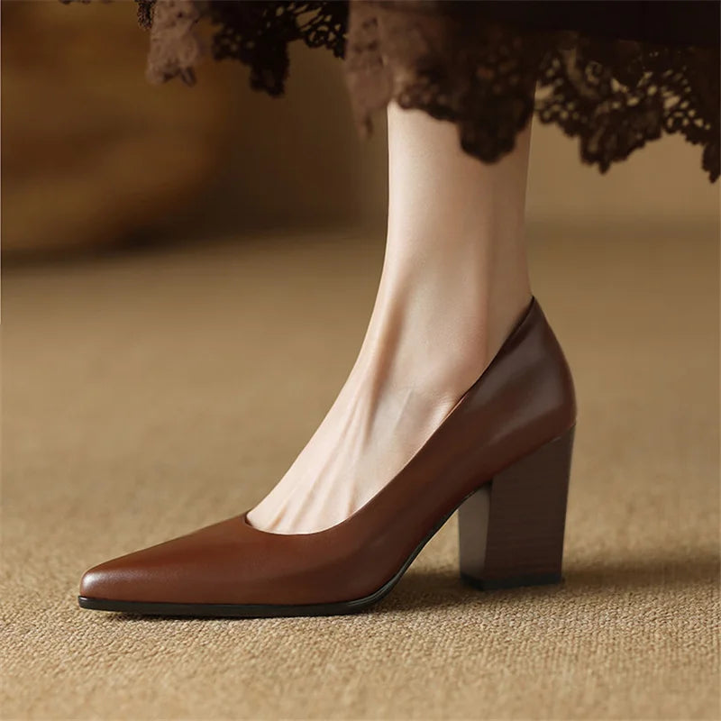 Verona Elegant Pumps | Stable Heel Women’s Formal Shoes