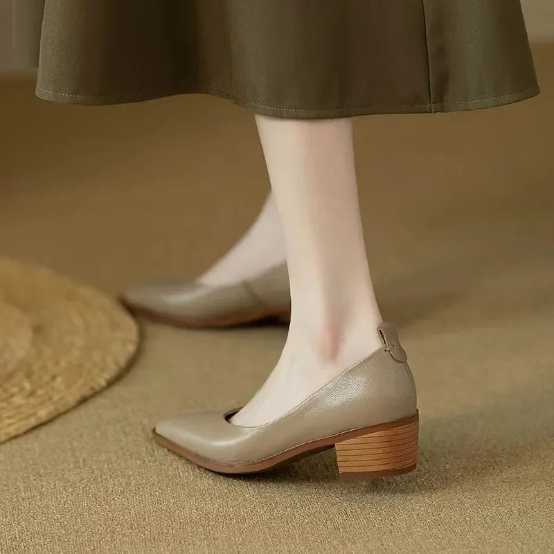 Classic Pumps | Breathable Leather Design