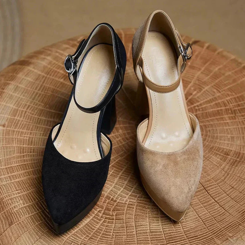 Elegant Pumps – Block Heel Shoes