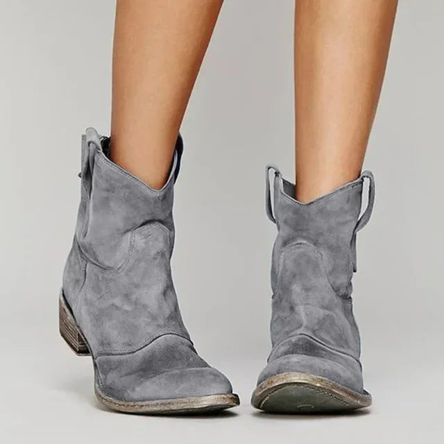 Cowboy Ankle Boots – Stylish Western