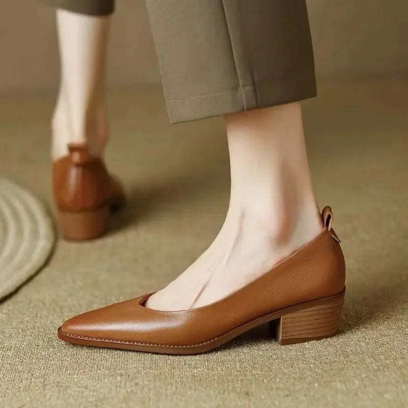 Classic Pumps | Breathable Leather Design