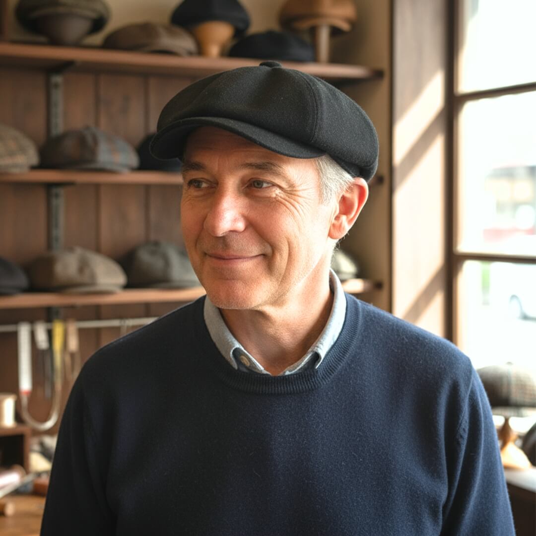 Cotton Twill Newsboy Cap | Timeless Style