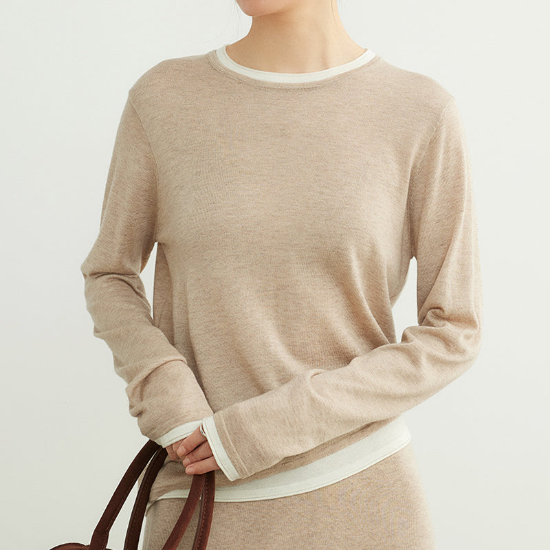 Elegant Wool Sweater | Cozy Knit Pullover
