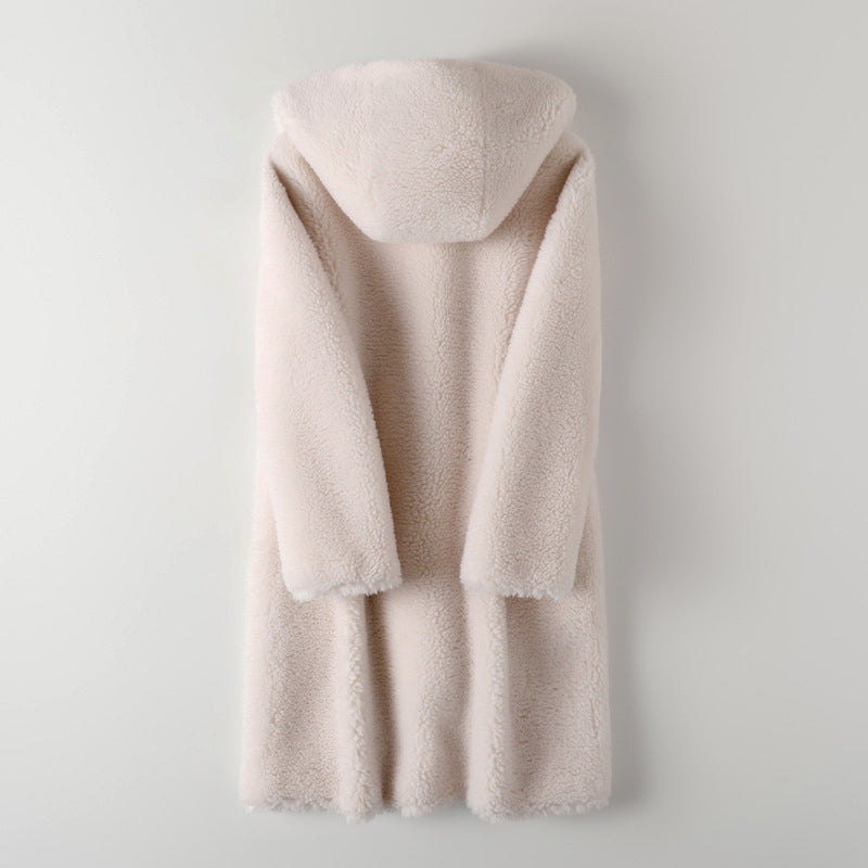 Teddy Coat Wool Blend Oversized