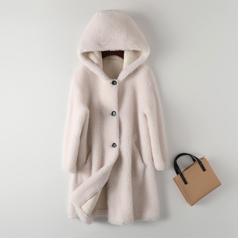 Teddy Coat Wool Blend Oversized