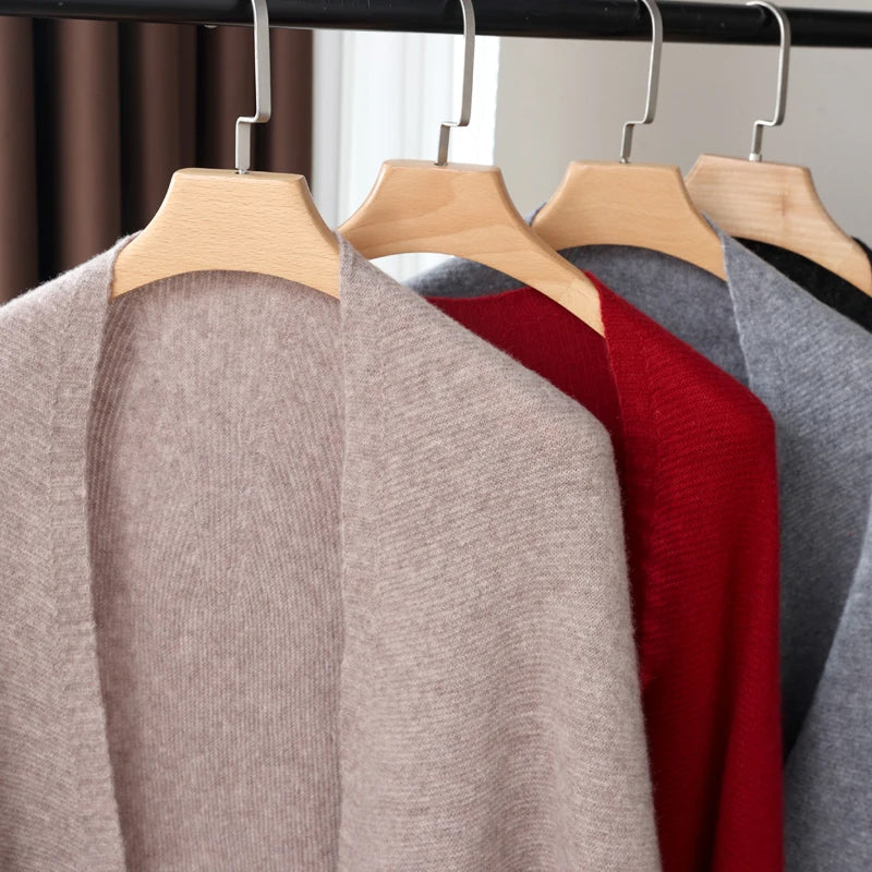 Merino Wool Cardigan – Chic Layering Piece