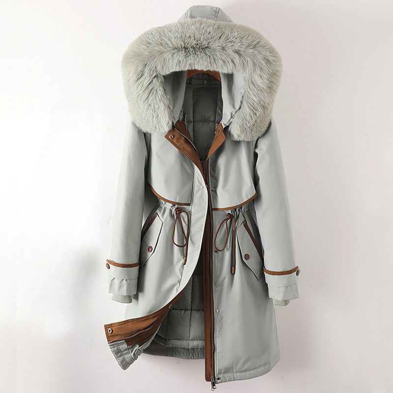 Snow Princess Coat With Faux Fur