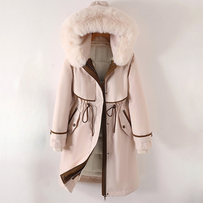 Snow Princess Coat With Faux Fur