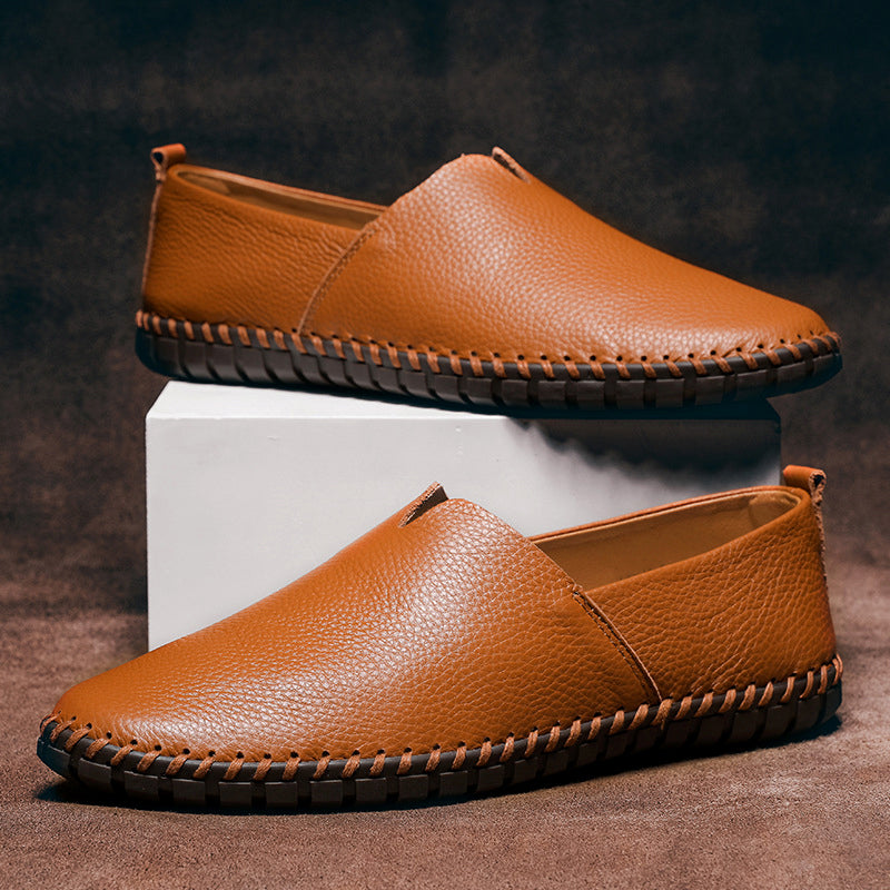 Genuine Leather Loafers | Italian Classic Slip-On Shoes | Viretti Milano
