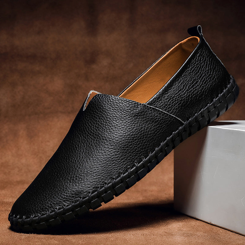 Genuine Leather Loafers | Italian Classic Slip-On Shoes | Viretti Milano