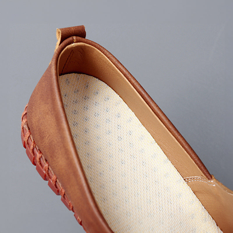 Leather Loafers Santorini | Classic Men's Slip On Shoes | Viretti Milano