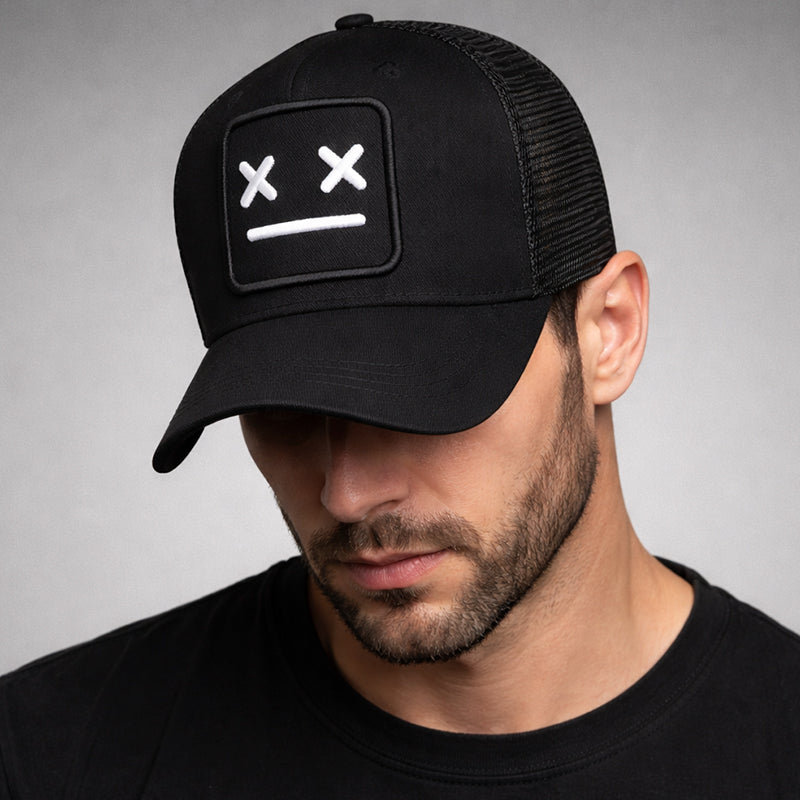 Embroidered Trucker Cap - Casual Streetwear
