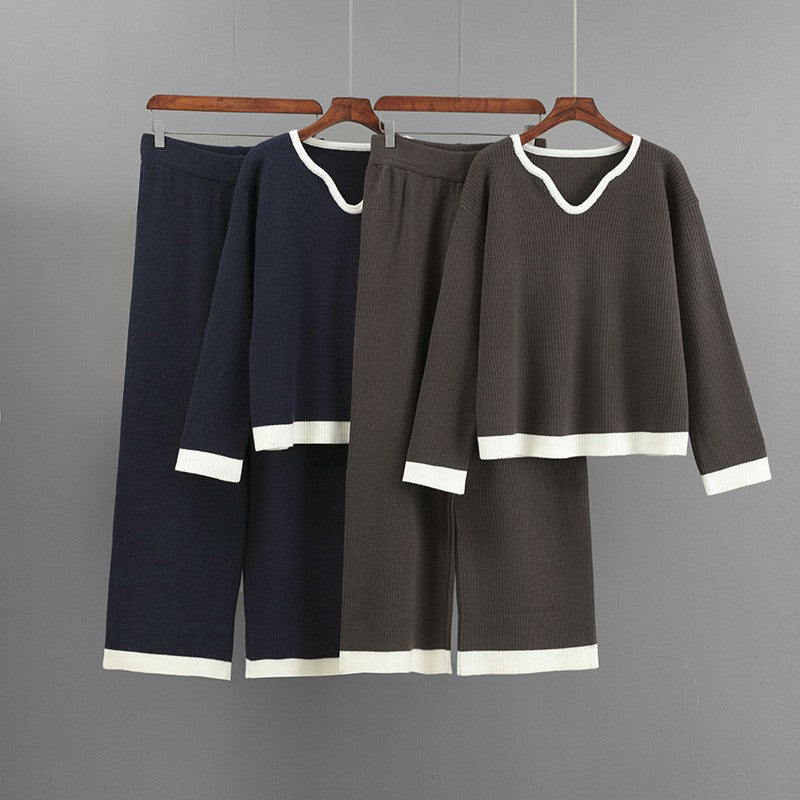 Relaxed Fit Knit Set - Luxe Lounge