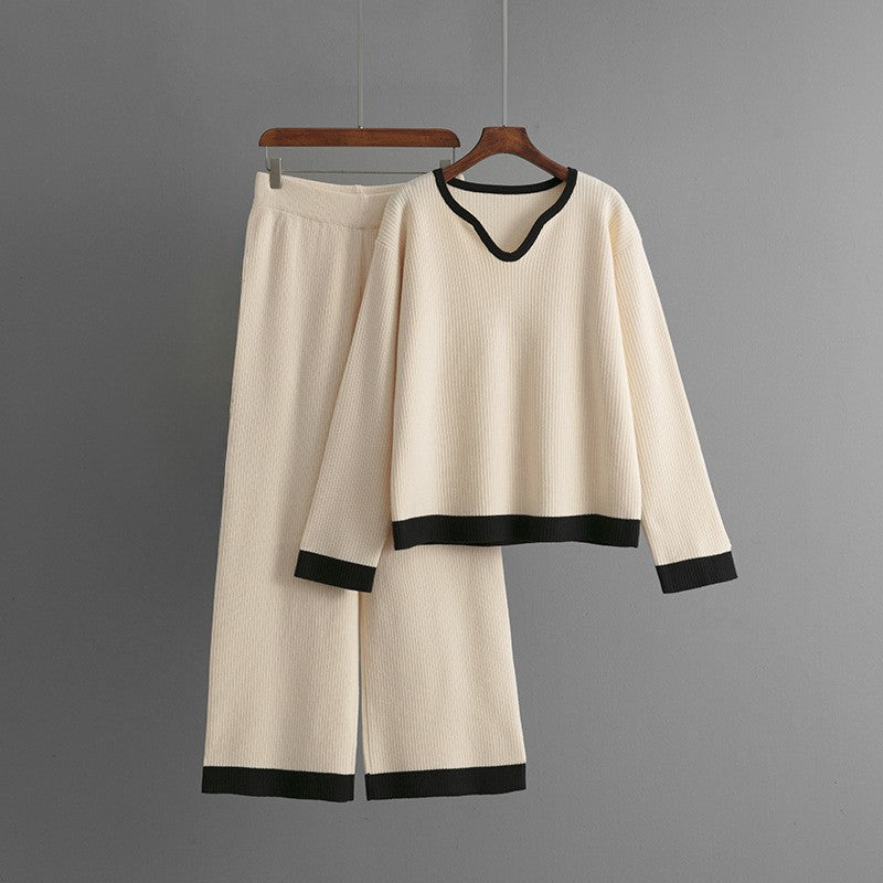 Relaxed Fit Knit Set - Luxe Lounge