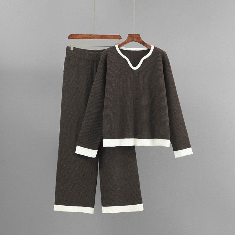 Relaxed Fit Knit Set - Luxe Lounge