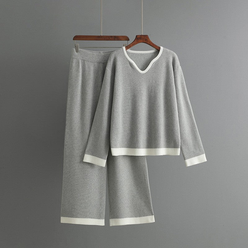 Relaxed Fit Knit Set - Luxe Lounge