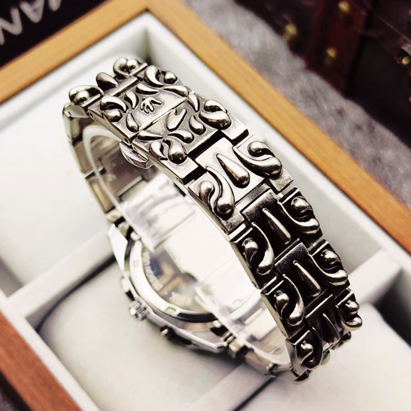 Statement Watch | Sculptural Stainless Steel