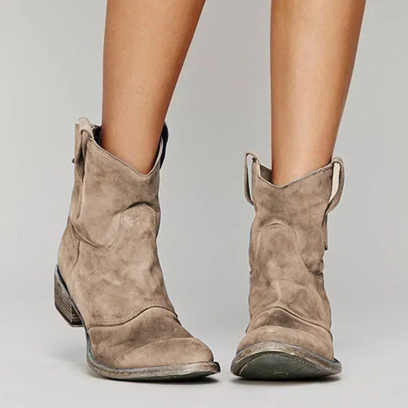 Cowboy Ankle Boots – Stylish Western