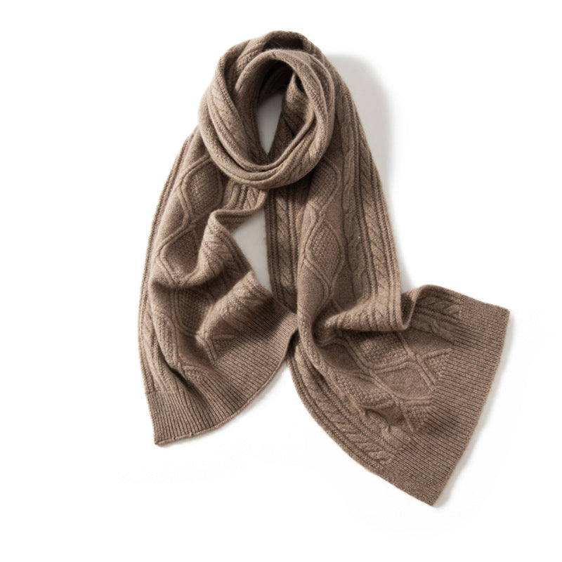 Cashmere Scarf – Textured Winter Wrap