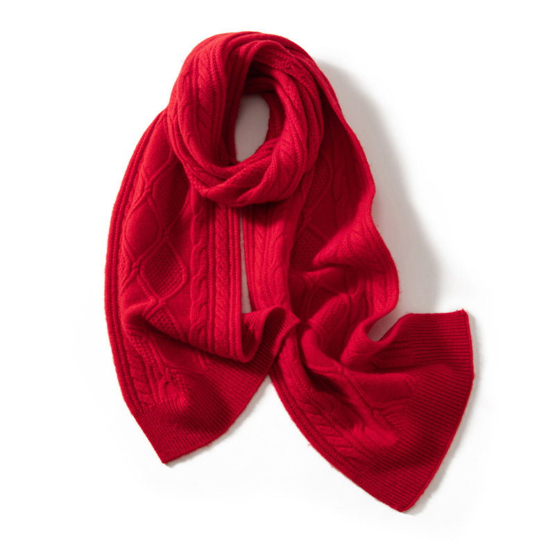 Cashmere Scarf – Textured Winter Wrap