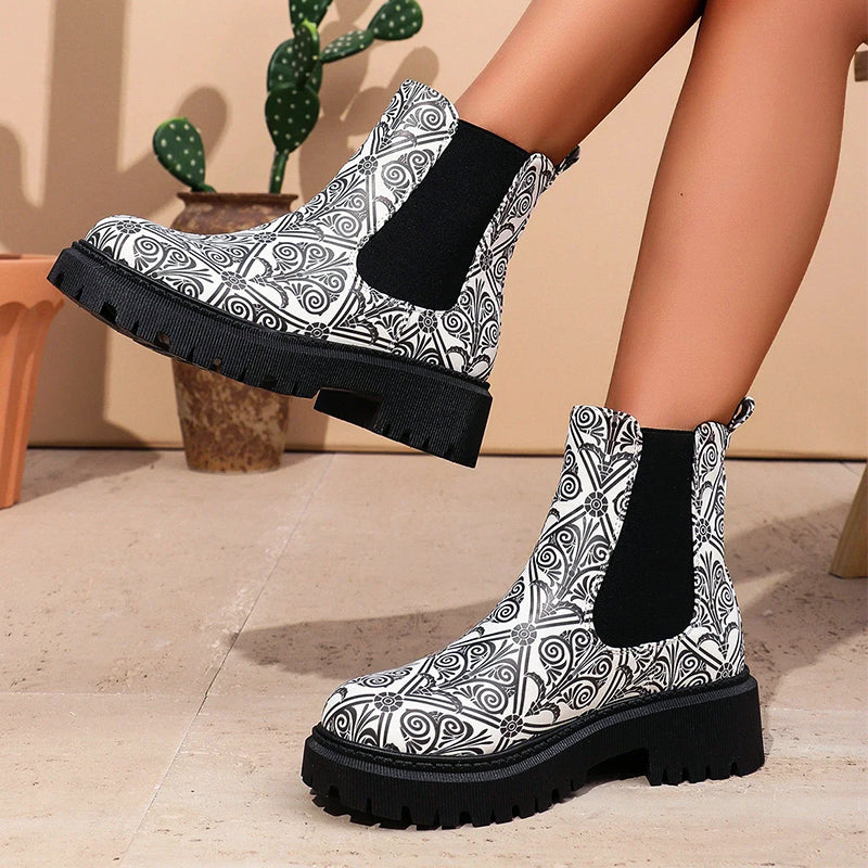 Chunky Chelsea Boots Women’s Ankle